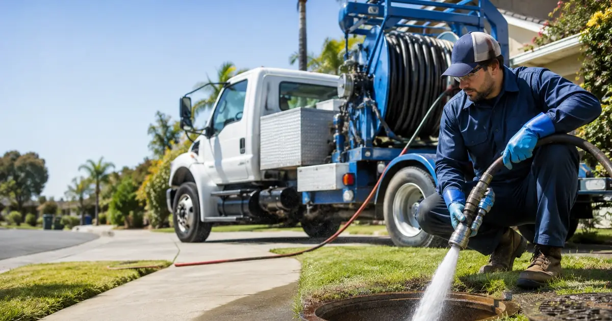 Hydro jet sewer cleaning Half Moon Bay