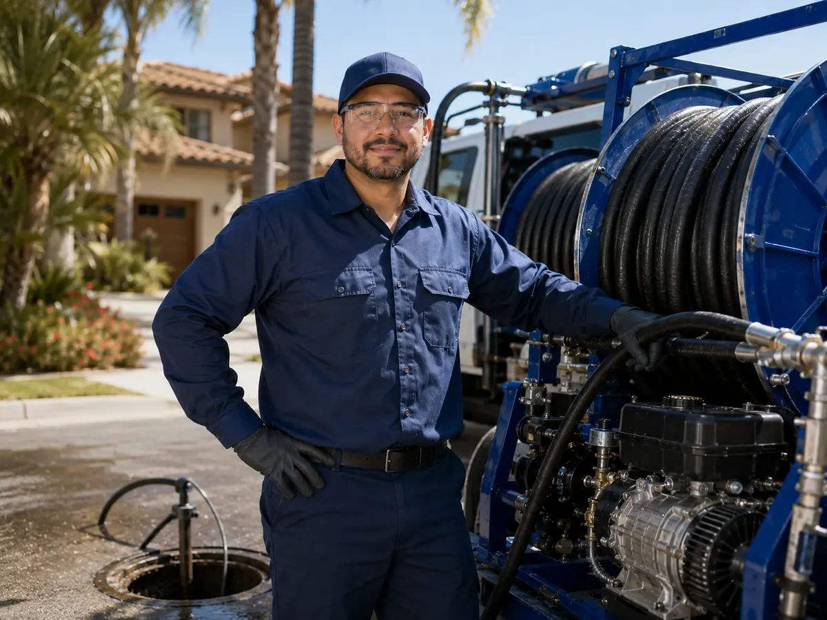 Hydro jet sewer cleaning in Half Moon Bay