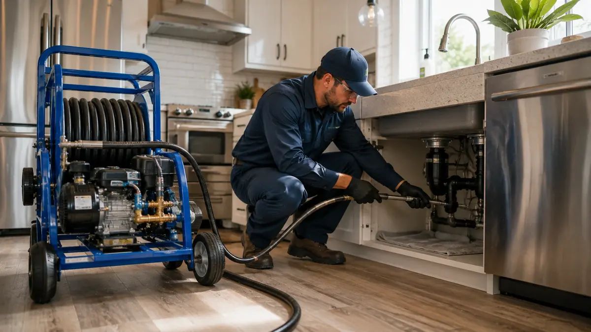 Kitchen Drain Hydro Jetting in Half Moon Bay