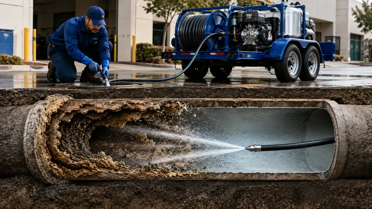Sewer Pipe Descaling in Half Moon Bay